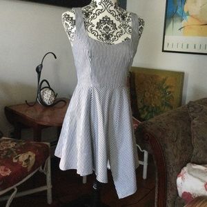 JAYGODFREY summer blue & white stripe dress 2